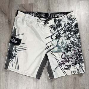 Point Zero Men's Graphic Floral Surf Board Shorts Size XL